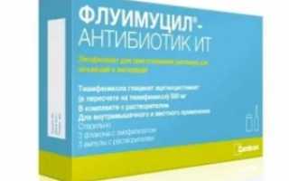 Ацетилцистеин в нос