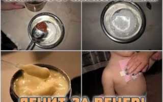 Медовый компресс от кашля ребенку