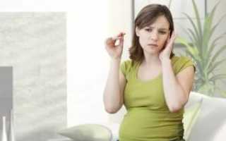 Шум в ушах при беременности причины