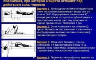 Постуральный дренаж показания и методика проведения