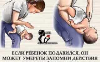 Ребенок давится слюной и задыхается