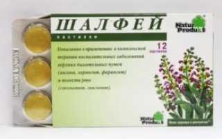 Шалфей пастилки от кашля