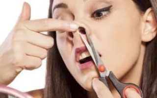 Как убрать волосы в носу девушке