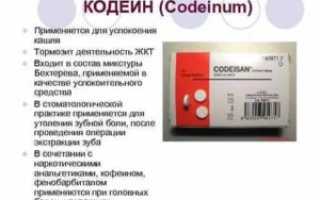 Препараты от кашля с кодеином
