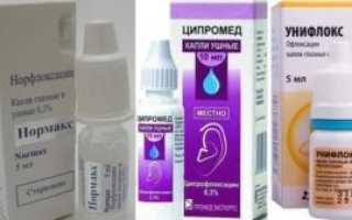 Ципрофлоксацин можно ли капать в нос